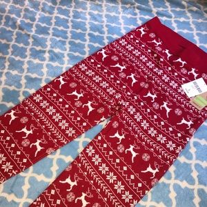 Pajama pants fair isle print